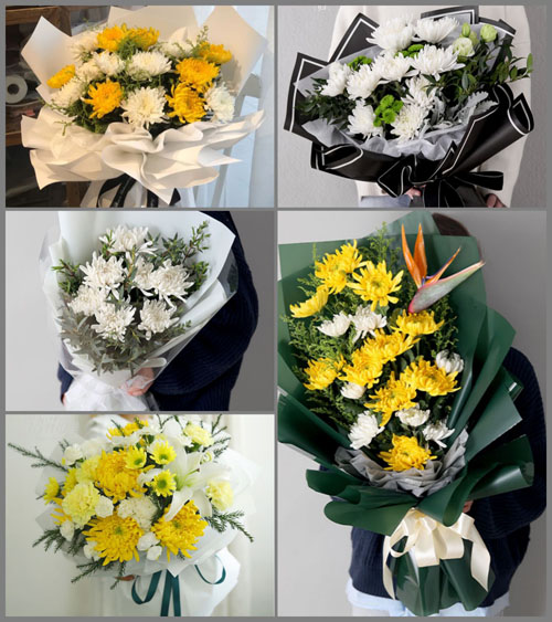 甘肃省庆阳环县秦团庄乡新集子村白事花束代送